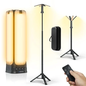 Camping Lights with Remote & Stand 6 Ft, 14000 mAh Rechargeable Camping Lantern Tent Light, 6000 Lumen Work Light, Portable Outdoor Light for Hiking, Camping, Emergency, Power Outages Camping Lights with Remote & Stand 6 Ft, 14000 mAh Rechargeable Camping Lantern Tent Light, 6000 Lumen Work Light, Portable Outdoor Light for Hiking, Camping, Emergency, Power Outages