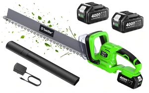 22" Hedge Trimmer Cordless with Debris Remover, 2x4.0Ah Batteries | Dual-Action SK5 Blade 20V Electric Bush Trimmer, All-Around Trimming, 2800 SPM, Battery Hedge Clippers for Shrub Garden Yard 22" Hedge Trimmer Cordless with Debris Remover, 2x4.0Ah Batteries | Dual-Action SK5 Blade 20V Electric Bush Trimmer, All-Around Trimming, 2800 SPM, Battery Hedge Clippers for Shrub Garden Yard