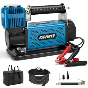12V Air Compressor, 7.06 CFM Fast Tire Inflator, Heavy Duty | Tire Pump with Max 150 PSI for Offroad Truck, RV, 4x4 Vehicles 12V Air Compressor, 7.06 CFM Fast Tire Inflator, Heavy Duty | Tire Pump with Max 150 PSI for Offroad Truck, RV, 4x4 Vehicles