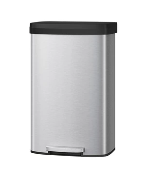 21 gal / 80 L Stainless Steel Trash Can with Lid, Large Garbage Can for Kitchen, Rustproof Step-on Kitchen Metal Trash Bin with Liner Rim, Rear Handle, Soft Close Plastic Lid, Silver 21 gal / 80 L Stainless Steel Trash Can with Lid, Large Garbage Can for Kitchen, Rustproof Step-on Kitchen Metal Trash Bin with Liner Rim, Rear Handle, Soft Close Plastic Lid, Silver