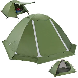 4 Season Backpacking Tent - 2 Person Cold Weather Winter Tent | 2 Man Snow Tent, Aluminum Pole, PU 5000, Easy Setup Tent, Lightweight, Waterproof, All Season Weather Tent for Hiking 4 Season Backpacking Tent - 2 Person Cold Weather Winter Tent | 2 Man Snow Tent, Aluminum Pole, PU 5000, Easy Setup Tent, Lightweight, Waterproof, All Season Weather Tent for Hiking