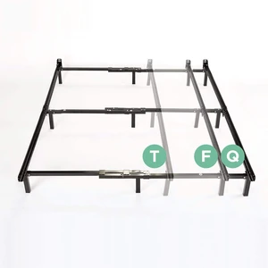 Compack Metal Adjustable Bed Frame / 7 Inch Support Bed Frame for Box Spring and Mattress Set, Twin/Full/Queen Compack Metal Adjustable Bed Frame / 7 Inch Support Bed Frame for Box Spring and Mattress Set, Twin/Full/Queen