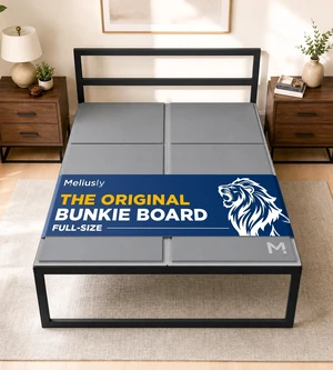 Original Bunkie Board Full Size (54x75) - Under Bed Support | Non-Slip Breathable Bed Support Board for Slatted Bed Frame, Anti-Sag, Noise Minimizing Moisture Resistant Bed Board Original Bunkie Board Full Size (54x75) - Under Bed Support | Non-Slip Breathable Bed Support Board for Slatted Bed Frame, Anti-Sag, Noise Minimizing Moisture Resistant Bed Board
