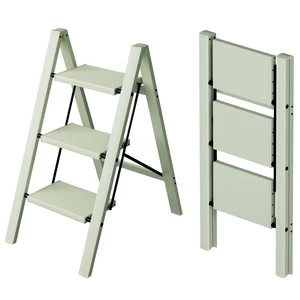 3 Step Stool Foldable,Aluminum Step Ladder-FairylandGreen | Lightweight,Wide Anti-Slip Pedals,Folding Step Stool,330lbs Capacity Stepladder for Household,Kitchen,Office 3 Step Stool Foldable,Aluminum Step Ladder-FairylandGreen | Lightweight,Wide Anti-Slip Pedals,Folding Step Stool,330lbs Capacity Stepladder for Household,Kitchen,Office