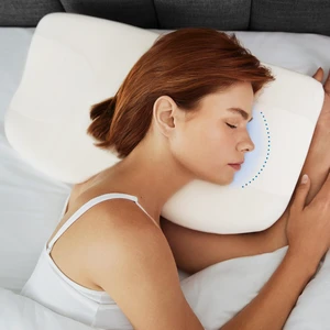The Anti-Wrinkle Side Sleeper Pillow, Anti-Aging Beauty Pillow | Prevent and Stop Sleep Wrinkles, Additional Satin Case Included, 100 Night Sleep Trial, CertiPUR-US The Anti-Wrinkle Side Sleeper Pillow, Anti-Aging Beauty Pillow | Prevent and Stop Sleep Wrinkles, Additional Satin Case Included, 100 Night Sleep Trial, CertiPUR-US