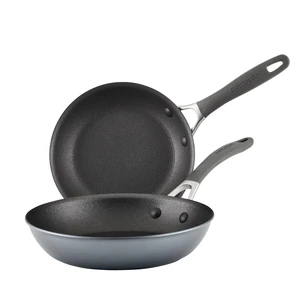 A1 Series Nonstick Frying Pan Set, 2-Piece, Graphite | ScratchDefense nonstick induction cookware set, 8.5-in and 10-in pans, even heating, dishwasher safe, oven safe to 400°F A1 Series Nonstick Frying Pan Set, 2-Piece, Graphite | ScratchDefense nonstick induction cookware set, 8.5-in and 10-in pans, even heating, dishwasher safe, oven safe to 400°F