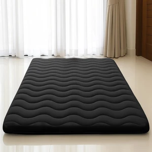 Japanese Futon Floor Mattress Queen 3.5" Thick Black | Foldable Mattress Tatami Mat Sleeping Pad, 100% High Density Foam, Roll Up Floor Lounger Bed for Living Room Guest Room RV Japanese Futon Floor Mattress Queen 3.5" Thick Black | Foldable Mattress Tatami Mat Sleeping Pad, 100% High Density Foam, Roll Up Floor Lounger Bed for Living Room Guest Room RV