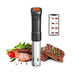 2.4G Wifi Sous Vide Cooker ISV-200W 1000W Sous Vide w/APP Recipes | Remote Control Immersion Circulator with Free APP, Timer Alarm Mobile Notification 3D Water Fast Heating, Ultra-Quiet 2.4G Wifi Sous Vide Cooker ISV-200W 1000W Sous Vide w/APP Recipes | Remote Control Immersion Circulator with Free APP, Timer Alarm Mobile Notification 3D Water Fast Heating, Ultra-Quiet