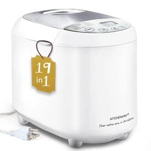 19-in-1 HANDY Bread Machine with Homemade Cycle and Gluten Free Setting - Beginner Friendly 2LB 1.5LB 1LB White Bread Maker Machine with Recipes and Delay Timer 19-in-1 HANDY Bread Machine with Homemade Cycle and Gluten Free Setting - Beginner Friendly 2LB 1.5LB 1LB White Bread Maker Machine with Recipes and Delay Timer