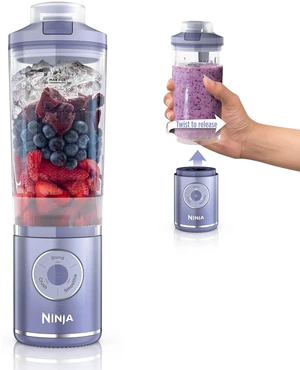 Blast Max Portable Blender, Twist & Go, 22oz, Lavender, BC251LD | Twist & Go removable 22-oz vessel. Auto-iQ Crush & Smoothie programs, cordless. Dishwasher safe, leakproof lid. Blast Max Portable Blender, Twist & Go, 22oz, Lavender, BC251LD | Twist & Go removable 22-oz vessel. Auto-iQ Crush & Smoothie programs, cordless. Dishwasher safe, leakproof lid.