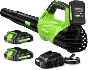 2026 Upgrade Leaf Blower, Leaf Blower Cordless with 2 * 2.6AH Batteries and Fast Charger, 450CFM &150MPH and 2 Speed Mode, Lightweight Electric Leaf Blowers for Lawn, Yard, Leaves, Dust Care 2026 Upgrade Leaf Blower, Leaf Blower Cordless with 2 * 2.6AH Batteries and Fast Charger, 450CFM &150MPH and 2 Speed Mode, Lightweight Electric Leaf Blowers for Lawn, Yard, Leaves, Dust Care