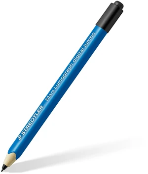 Lumograph Jumbo Digital Stylus Pen with Eraser for Touchscreens: No Charging, Thick Triangular Barrel for Comfort, Works with Samsung Galaxy Tab, Kindle Scribe & More, with Replacement Nibs Lumograph Jumbo Digital Stylus Pen with Eraser for Touchscreens: No Charging, Thick Triangular Barrel for Comfort, Works with Samsung Galaxy Tab, Kindle Scribe & More, with Replacement Nibs