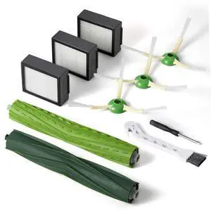Replacement Parts & Accessories for iRobot E, I & J Series, Combo i5, j5 Series Robot Vacuum, Dual Multi-Surface Rubber Brushes & 3 HEPA Filter & 3 Edge-Sweeping Brushes Replacement Parts & Accessories for iRobot E, I & J Series, Combo i5, j5 Series Robot Vacuum, Dual Multi-Surface Rubber Brushes & 3 HEPA Filter & 3 Edge-Sweeping Brushes