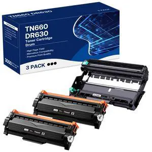 ViewSonic Compatible Toner Cartridge & Drum Unit Replacement for Brother TN660 TN-660 TN630 DR630 Work with HL-L2300D HL-L2360DW DCP-L2520DW MFC-L2700DW MFC-L2740DW Printer (Black, 3 Pack) ViewSonic Compatible Toner Cartridge & Drum Unit Replacement for Brother TN660 TN-660 TN630 DR630 Work with HL-L2300D HL-L2360DW DCP-L2520DW MFC-L2700DW MFC-L2740DW Printer (Black, 3 Pack)