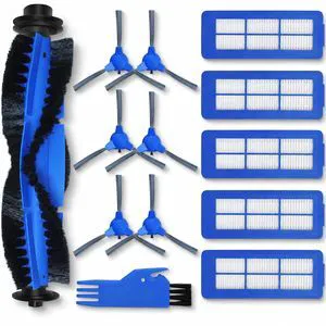 Accessories Compatible for eufy 11S Max, 30C Max, 15C Max | Robotic Vacuum Replacements: 1 Roller Brush 6 Side Brushes 5 Unibody Filters or Accessories Compatible for eufy 11S Max, 30C Max, 15C Max | Robotic Vacuum Replacements: 1 Roller Brush 6 Side Brushes 5 Unibody Filters or