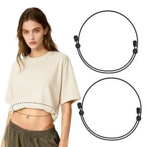 2PCS Shirt Tuck Band, Adjustable Elastic Crop Belt for Women | Change Style, Secure Sweaters, Tops, Shirts, Hassle-Free Look, No-Sew 2PCS Shirt Tuck Band, Adjustable Elastic Crop Belt for Women | Change Style, Secure Sweaters, Tops, Shirts, Hassle-Free Look, No-Sew