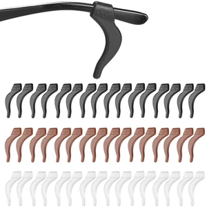 AZFVBQL 24 Pairs Eyeglasses Retainers Eyeglass Ear Grips Sports Ear Hook | Silicone Safety Eyewear Retainers for Sunglasses AZFVBQL 24 Pairs Eyeglasses Retainers Eyeglass Ear Grips Sports Ear Hook | Silicone Safety Eyewear Retainers for Sunglasses