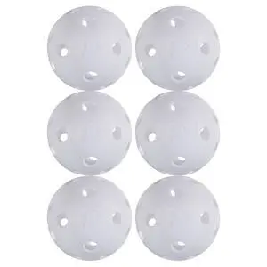 Sports Plastic Practice Baseballs - 6 Pack - White | 5X More Durable Than Standard Balls, Flexes on Impact Won't Crack, Cage + Backyard Ready, Official Size + Weight Sports Plastic Practice Baseballs - 6 Pack - White | 5X More Durable Than Standard Balls, Flexes on Impact Won't Crack, Cage + Backyard Ready, Official Size + Weight