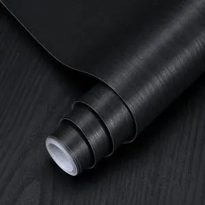 NVRZQWD Black Wood Grain Peel and Stick Wallpaper Waterproof Thick Vinyl Contact Paper Removable Self Adhesive Wallpaper for Cabinets Countertops Furniture Shelves Walls Easy to Clean 17.7" × 118" NVRZQWD Black Wood Grain Peel and Stick Wallpaper Waterproof Thick Vinyl Contact Paper Removable Self Adhesive Wallpaper for Cabinets Countertops Furniture Shelves Walls Easy to Clean 17.7" × 118"