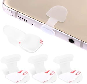 Amabro 4PCS Type C Port Dust Plug, USB C Dust Cap Anti-Dust Charging Port Plug Silicone Dust Protector Anti Dust Plug Cover Anti-Lost Protective Case Compatible with Laptop Smartphone (Transparent) Amabro 4PCS Type C Port Dust Plug, USB C Dust Cap Anti-Dust Charging Port Plug Silicone Dust Protector Anti Dust Plug Cover Anti-Lost Protective Case Compatible with Laptop Smartphone (Transparent)