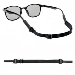 Adjustable Glasses Strap, Elastic and Stretchable Lanyard Design, Suitable for Myopia Glasses, Sunglasses, Sports Glasses (1pcs black) Adjustable Glasses Strap, Elastic and Stretchable Lanyard Design, Suitable for Myopia Glasses, Sunglasses, Sports Glasses (1pcs black)