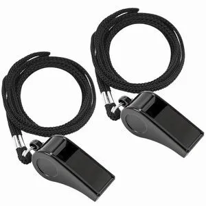 JKQAGD 2PCS Sports Whistles with Lanyard, Loud Crisp Sound Whistle Ideal for Coaches, Referees, Officials,Outdoor Enthusiasts, and Family Emergencies. JKQAGD 2PCS Sports Whistles with Lanyard, Loud Crisp Sound Whistle Ideal for Coaches, Referees, Officials,Outdoor Enthusiasts, and Family Emergencies.