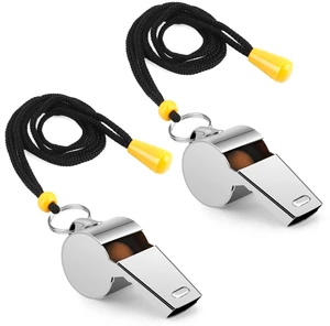 Whistle for Coaches, Whistle for Teachers, Stainless Steel Whistles Coach Whistle with Lanyard Referee Whistle Loud Crisp Sound Sports Whistle for Adults Teachers Coaches Referees Officials Whistle for Coaches, Whistle for Teachers, Stainless Steel Whistles Coach Whistle with Lanyard Referee Whistle Loud Crisp Sound Sports Whistle for Adults Teachers Coaches Referees Officials