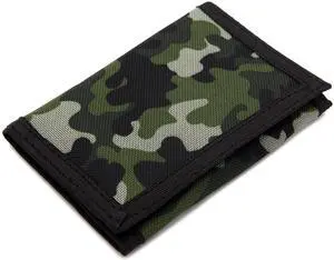 RFID Trifold Canvas Outdoor Sports Wallet for Kids- Christmas Gifts for Boys - Front Pocket Wallet with Magic Sticker - (Camouflage) RFID Trifold Canvas Outdoor Sports Wallet for Kids- Christmas Gifts for Boys - Front Pocket Wallet with Magic Sticker - (Camouflage)