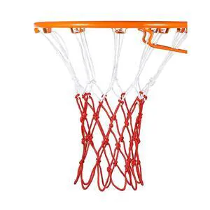 Basketball Net 1 Pack Red White 12 Loops Netting Replacement Thicker Ropes Weaved All Weather Bright Coloured Endurable Environment Friendly Polyester Basketball Net 1 Pack Red White 12 Loops Netting Replacement Thicker Ropes Weaved All Weather Bright Coloured Endurable Environment Friendly Polyester