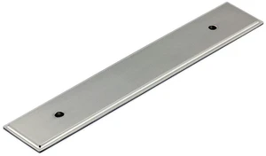 Hardware BP1045128195 Tremblant Collection 5 1/16-inch (128 mm) Center-to-Center Brushed Nickel Transitional Cabinet and Drawer Backplate for Kitchen, Bathroom, and Furniture Pull Handles Hardware BP1045128195 Tremblant Collection 5 1/16-inch (128 mm) Center-to-Center Brushed Nickel Transitional Cabinet and Drawer Backplate for Kitchen, Bathroom, and Furniture Pull Handles