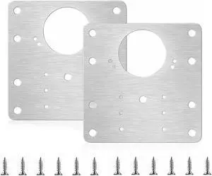 2 Pack... Cabinet Hinge Repair Plate,Stainless Steel Hinge Repair Brackets Kit,Kitchen Cupboard Door Hinge Repair Plate Kit Includes Fixing Screws,Protect Wooden Kitchen Cabinet Door,Furniture (2 PCS) 2 Pack... Cabinet Hinge Repair Plate,Stainless Steel Hinge Repair Brackets Kit,Kitchen Cupboard Door Hinge Repair Plate Kit Includes Fixing Screws,Protect Wooden Kitchen Cabinet Door,Furniture (2 PCS)