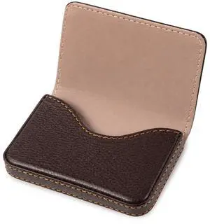 Business Card Holder Case, PU Leather Business Card Case Pocket Travel Name Cards Holders Wallet Magnetic Businesses Cards Carrier for Men & Women, Slim & Stylish, Coffee Business Card Holder Case, PU Leather Business Card Case Pocket Travel Name Cards Holders Wallet Magnetic Businesses Cards Carrier for Men & Women, Slim & Stylish, Coffee