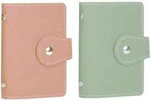 2 Pcs Credit Card Holder and Credit Card WalletSd Card Holder Each Has 26 Card Slots for Organizers, 2024 New Credit Card Holders for Men and Women (Green+pink) 2 Pcs Credit Card Holder and Credit Card WalletSd Card Holder Each Has 26 Card Slots for Organizers, 2024 New Credit Card Holders for Men and Women (Green+pink)