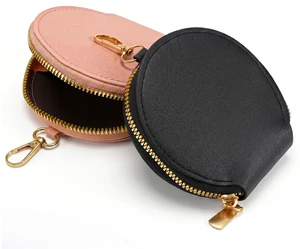RAHHLIZS 2pcs Coin Purse for Women, PU Leather Change Purse, Round Zipper Coin Pouch, Pocket-Sized Solid Color Mini Pouch, Pink & Black for Holding Keys Cash Coins Cards RAHHLIZS 2pcs Coin Purse for Women, PU Leather Change Purse, Round Zipper Coin Pouch, Pocket-Sized Solid Color Mini Pouch, Pink & Black for Holding Keys Cash Coins Cards
