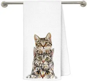 Tabby Cat Gifts Kitchen Towels 16x24 in, Cat Lovers Mom Owner Gifts, Cute Kitty Kitten Decorative Hand Tea Dish Towels for Bathroom Kitchen Tabby Cat Gifts Kitchen Towels 16x24 in, Cat Lovers Mom Owner Gifts, Cute Kitty Kitten Decorative Hand Tea Dish Towels for Bathroom Kitchen