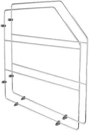 18" Bakeware and Tray Divider for Wall/Base Cabinets, Chrome | Baking & Cookie Sheet Organizer, Min Opening Width of 3", 18" Bakeware and Tray Divider for Wall/Base Cabinets, Chrome | Baking & Cookie Sheet Organizer, Min Opening Width of 3",