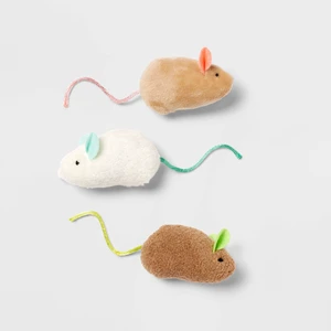 Mouse Cat Toy Set - 3pk - Boots & Barkley Mouse Cat Toy Set - 3pk - Boots & Barkley