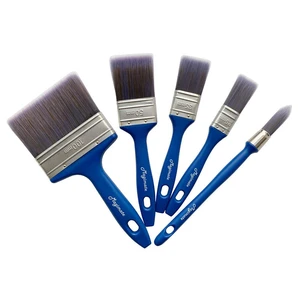 Paint Brush Set, Large Flat & Small Trim Variety Brushes Pack Paint Brush Set, Large Flat & Small Trim Variety Brushes Pack