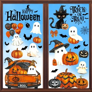 Halloween Window Clings Stickers Decor Fall Halloween Decorations Indoor Halloween Window Clings Stickers Decor Fall Halloween Decorations Indoor