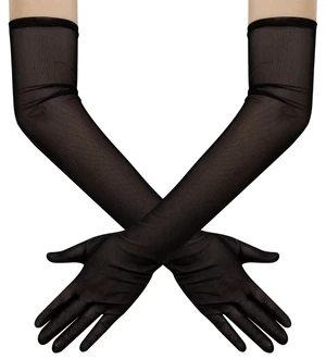 Women's Long Mesh Tulle Sheer Gloves Opera Party Gloves Women's Long Mesh Tulle Sheer Gloves Opera Party Gloves
