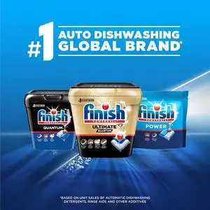 Finish Power Dishwasher Pods, No Pre-Rinse Dishwasher Detergent Tabs Soap, Deep Clean, 32 Count Finish Power Dishwasher Pods, No Pre-Rinse Dishwasher Detergent Tabs Soap, Deep Clean, 32 Count