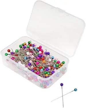 Hello Hobby Size 24 Long Pearlized Head Steel Pins, Assorted Colors, 250 Count Hello Hobby Size 24 Long Pearlized Head Steel Pins, Assorted Colors, 250 Count
