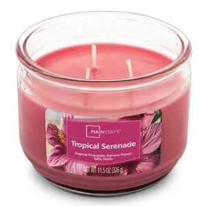 Mainstays Tropical Serenade Scented 3-Wick Glass Jar Candle, 11.5 oz Mainstays Tropical Serenade Scented 3-Wick Glass Jar Candle, 11.5 oz