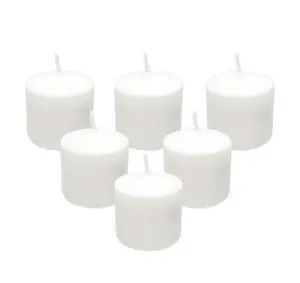 Mainstays Unscented Votive Candles, White, 16 Count Mainstays Unscented Votive Candles, White, 16 Count