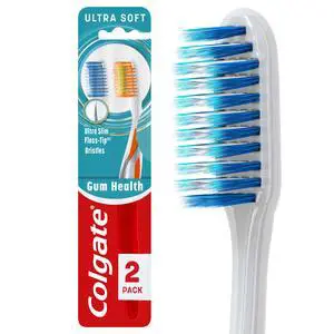 Colgate Gum Health Adult Manual Toothbrush, Ultra Soft 2ct Colgate Gum Health Adult Manual Toothbrush, Ultra Soft 2ct