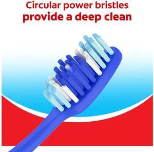 Colgate Extra Clean Toothbrush, Medium Bulk Toothbrush Pack, 6 Pack Colgate Extra Clean Toothbrush, Medium Bulk Toothbrush Pack, 6 Pack