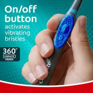 Colgate 360 Vibrate Deep Clean Battery Powered Electric Toothbrush with Medium Bristles, 2 Pack Colgate 360 Vibrate Deep Clean Battery Powered Electric Toothbrush with Medium Bristles, 2 Pack