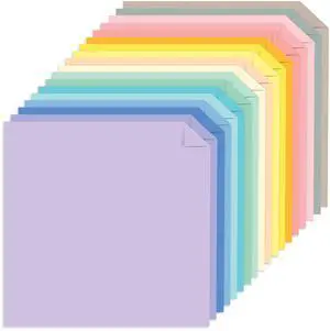 Astrodesigns Cardstock, Pastel Starter Assortment, 18-Colors, 12" x 12", 65 lb./176 Gsm, 36 Sheets (91271) Astrodesigns Cardstock, Pastel Starter Assortment, 18-Colors, 12" x 12", 65 lb./176 Gsm, 36 Sheets (91271)