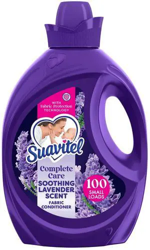 Suavitel Complete Liquid Fabric Softener, Fabric Conditioner, Soothing Lavender Scent, 100 fl oz Suavitel Complete Liquid Fabric Softener, Fabric Conditioner, Soothing Lavender Scent, 100 fl oz