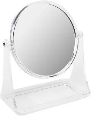 Mainstays Double-Sided Vanity Mirror, Clear Mainstays Double-Sided Vanity Mirror, Clear